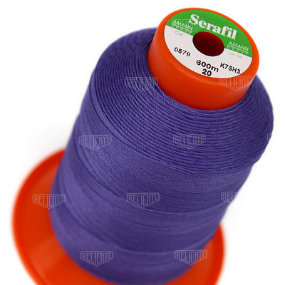 Blues/Purples Serafil Thread 20 (TEX 135) 0579 - Relicate Leather Automotive Interior Upholstery