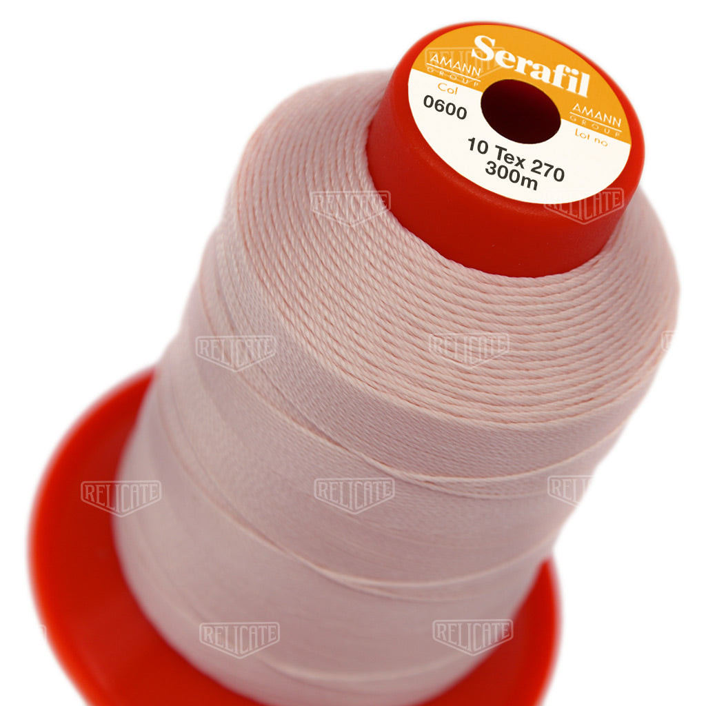 Pinks/Reds/Oranges Serafil Thread 10 (TEX 270)  - Relicate Leather Automotive Interior Upholstery