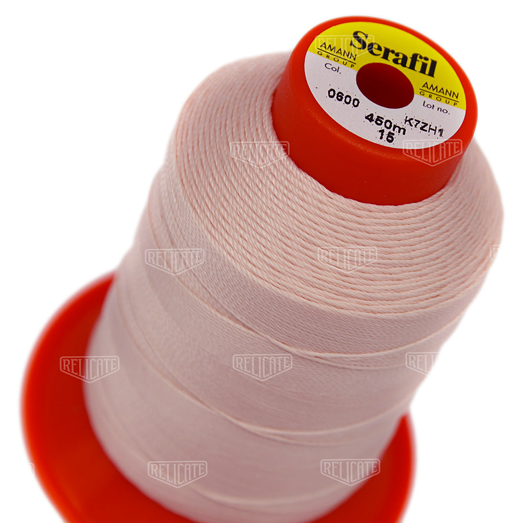 Pinks/Reds/Oranges Serafil Thread 15 (TEX 210)  - Relicate Leather Automotive Interior Upholstery