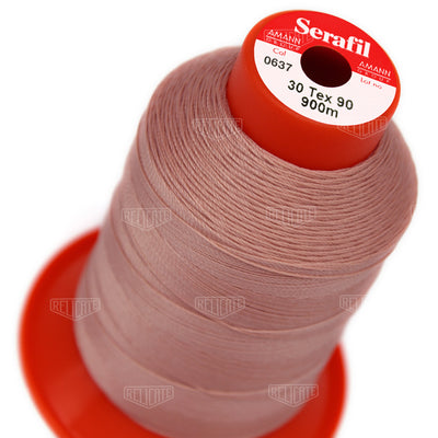 Pinks/Reds/Oranges Serafil Thread 30 (TEX 90) 0637 - Relicate Leather Automotive Interior Upholstery