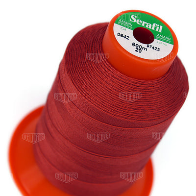 Pinks/Reds/Oranges Serafil Thread 20 (TEX 135) 0642 - Relicate Leather Automotive Interior Upholstery