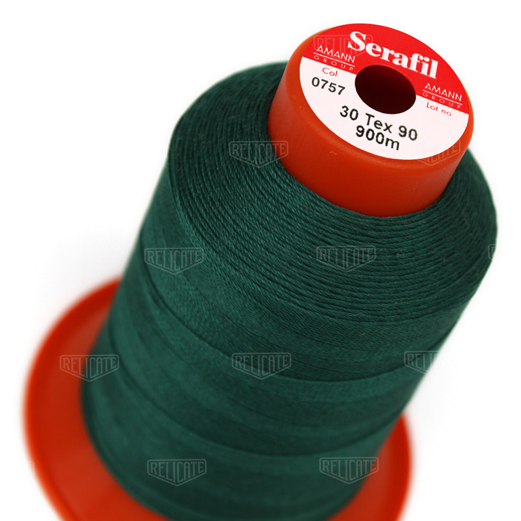 Yellows/Greens Serafil Thread 30 (TEX 90) 0757 - Relicate Leather Automotive Interior Upholstery