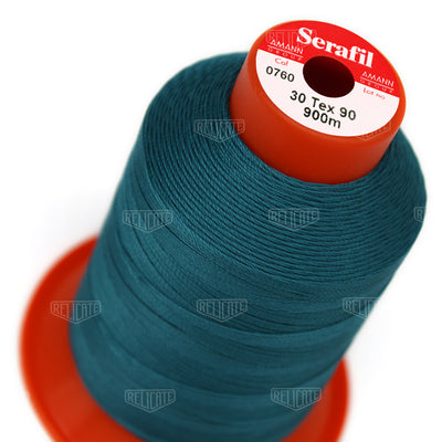 Blues/Purples Serafil Thread 30 (TEX 90) 0760 - Relicate Leather Automotive Interior Upholstery