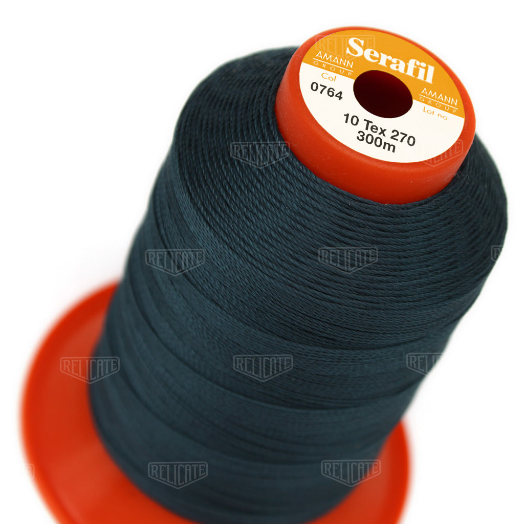 Blues/Purples Serafil Thread 10 (TEX 270) 0764 - Relicate Leather Automotive Interior Upholstery