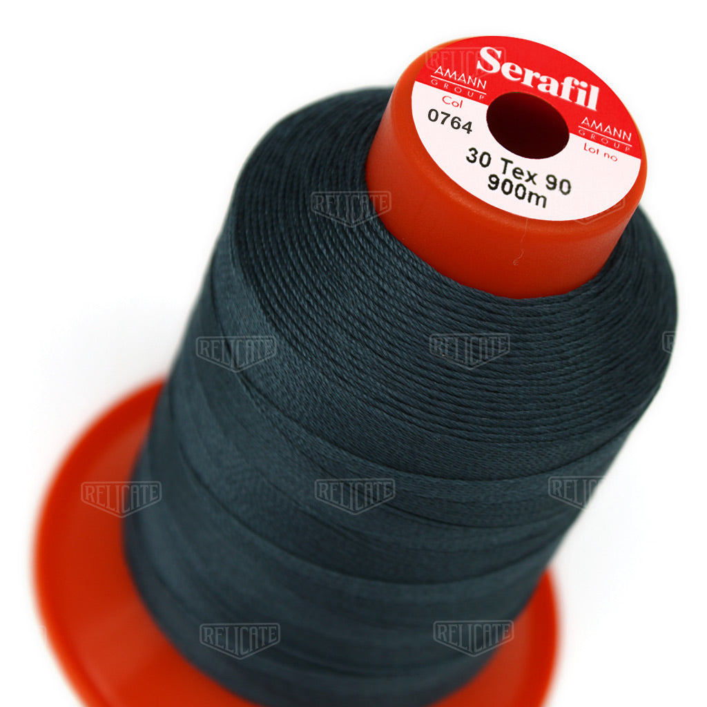 Blues/Purples Serafil Thread 30 (TEX 90) 0764 - Relicate Leather Automotive Interior Upholstery