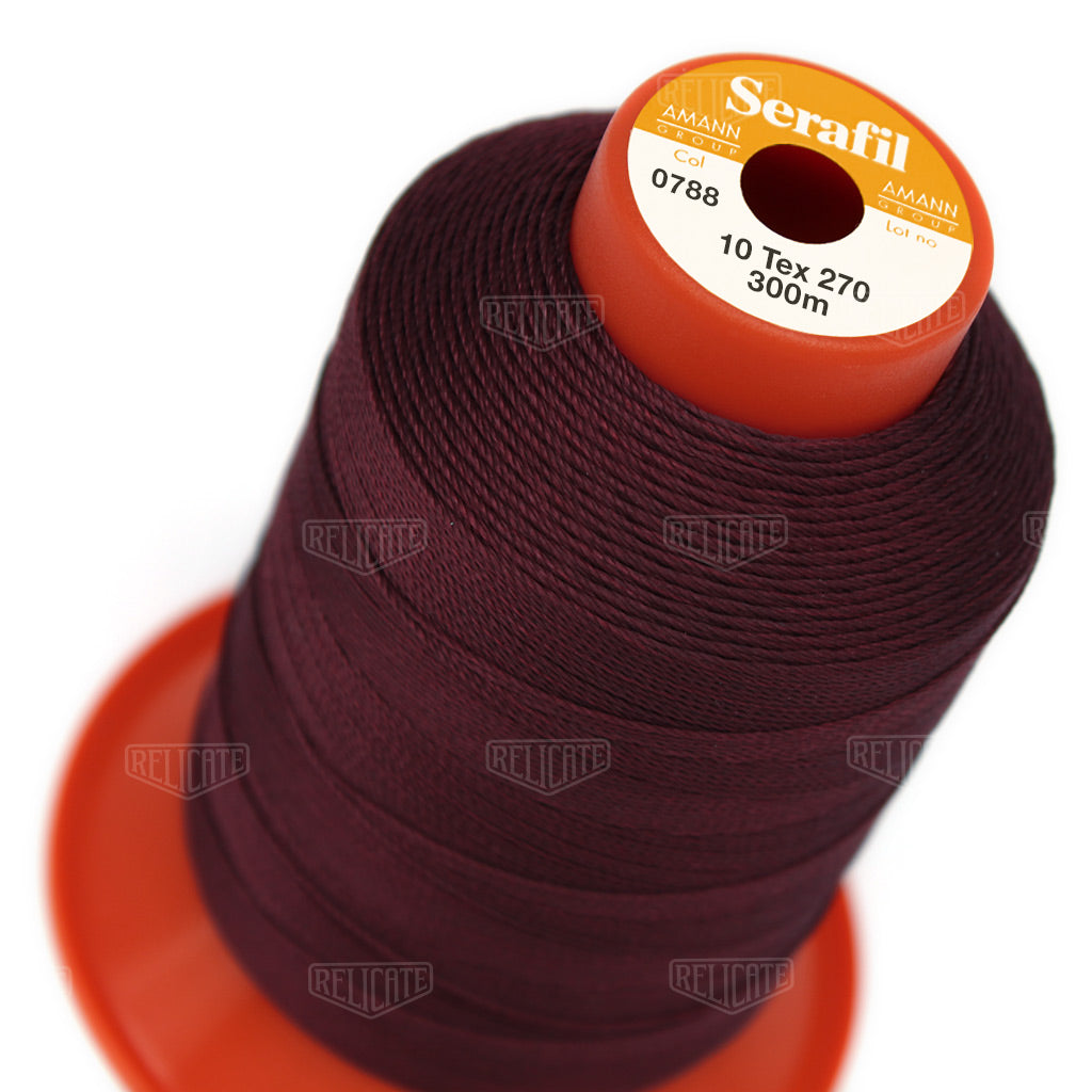 Pinks/Reds/Oranges Serafil Thread 10 (TEX 270) 0788 - Relicate Leather Automotive Interior Upholstery