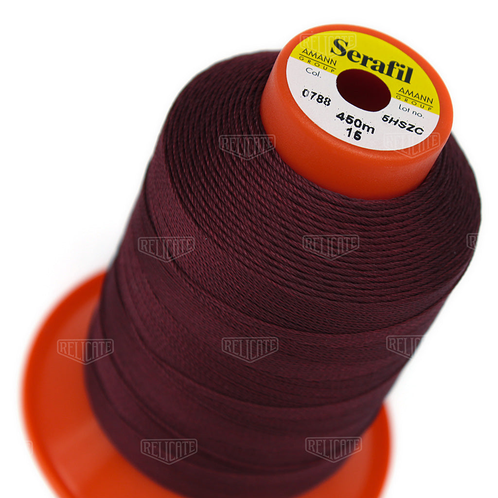 Pinks/Reds/Oranges Serafil Thread 15 (TEX 210) 0788 - Relicate Leather Automotive Interior Upholstery