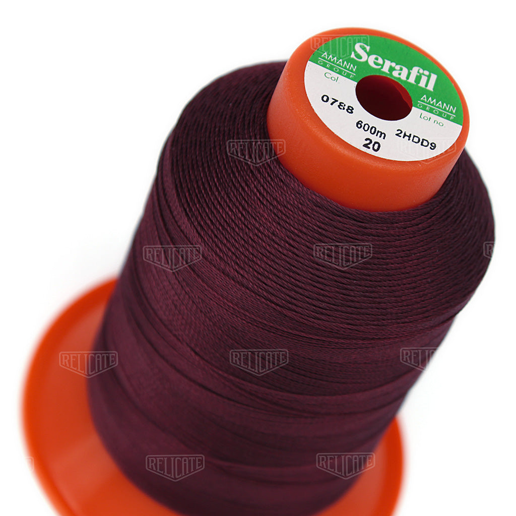 Pinks/Reds/Oranges Serafil Thread 20 (TEX 135) 0788 - Relicate Leather Automotive Interior Upholstery
