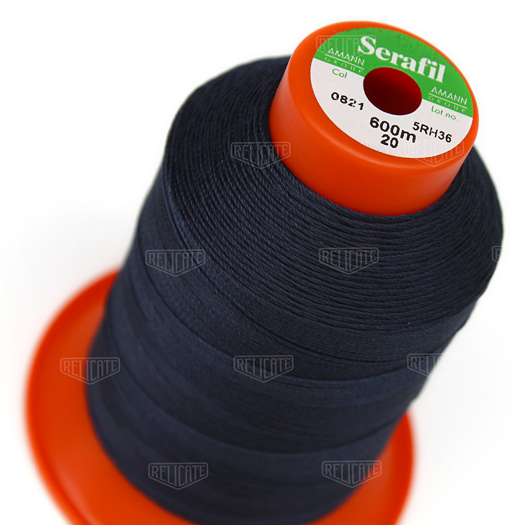 Blues/Purples Serafil Thread 20 (TEX 135) 0821 - Relicate Leather Automotive Interior Upholstery
