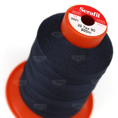 Blues/Purples Serafil Thread 30 (TEX 90) 0821 - Relicate Leather Automotive Interior Upholstery