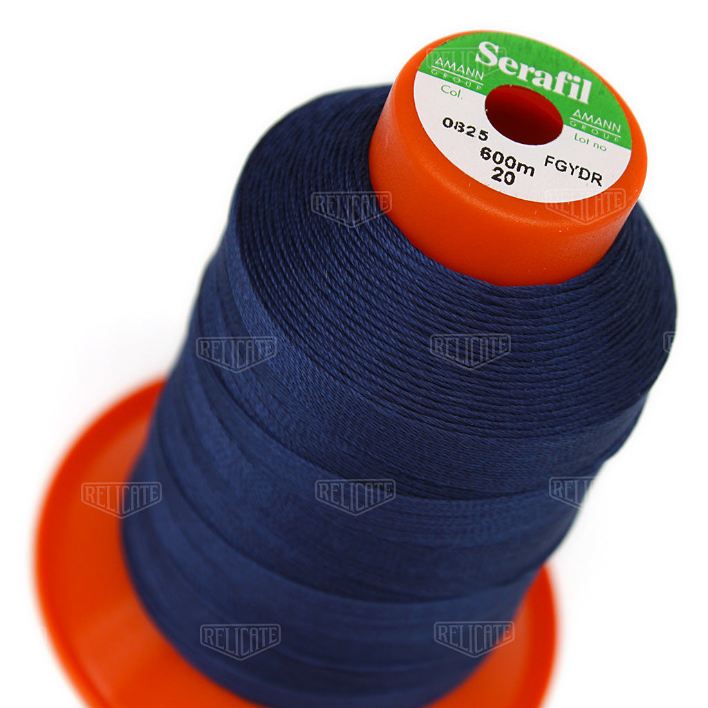 Blues/Purples Serafil Thread 20 (TEX 135) 0825 - Relicate Leather Automotive Interior Upholstery