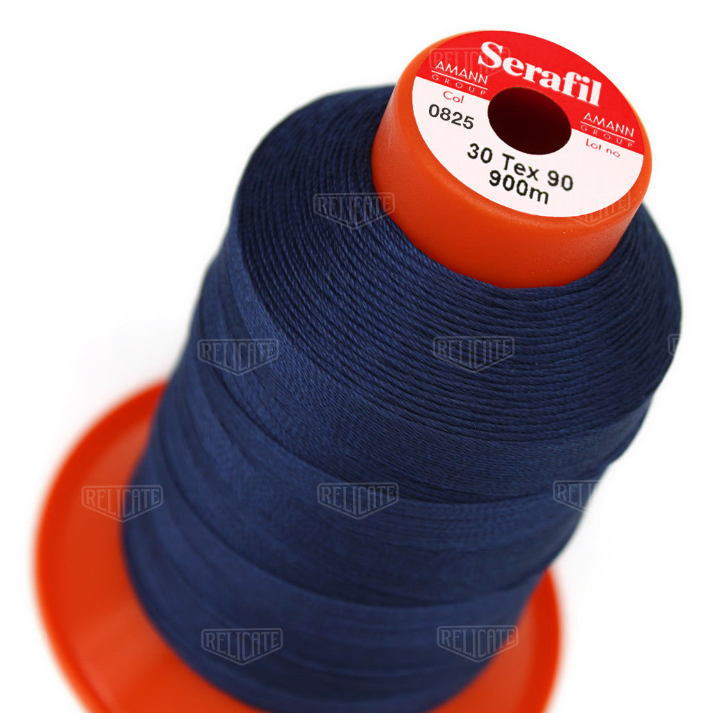 Blues/Purples Serafil Thread 30 (TEX 90) 0825 - Relicate Leather Automotive Interior Upholstery