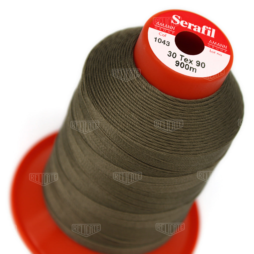 Yellows/Greens Serafil Thread 30 (TEX 90) 1043 - Relicate Leather Automotive Interior Upholstery