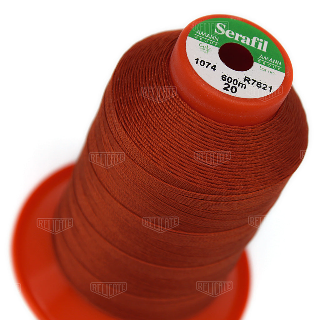 Pinks/Reds/Oranges Serafil Thread 20 (TEX 135) 1074 - Relicate Leather Automotive Interior Upholstery