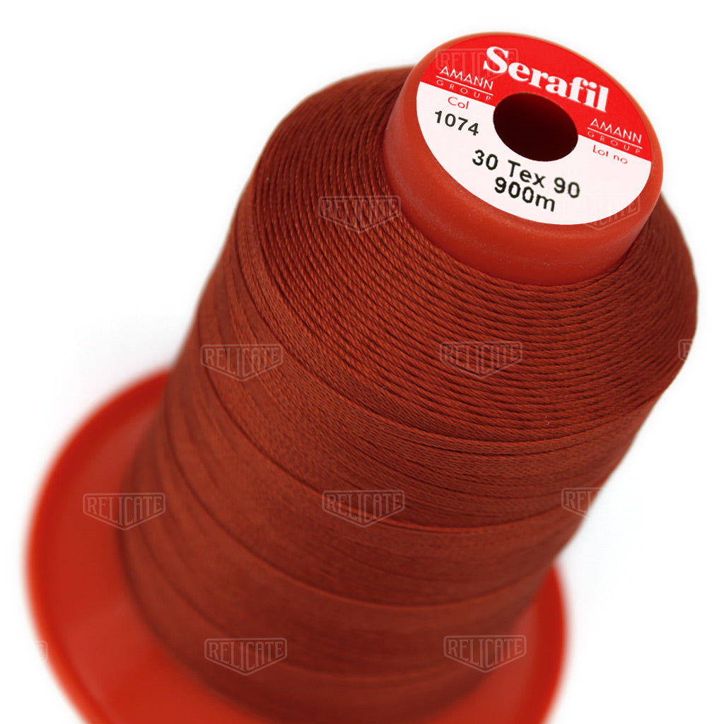 Pinks/Reds/Oranges Serafil Thread 30 (TEX 90) 1074 - Relicate Leather Automotive Interior Upholstery