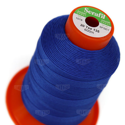 Blues/Purples Serafil Thread 20 (TEX 135) 1078 - Relicate Leather Automotive Interior Upholstery