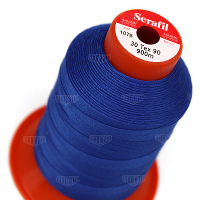 Blues/Purples Serafil Thread 30 (TEX 90) 1078 - Relicate Leather Automotive Interior Upholstery