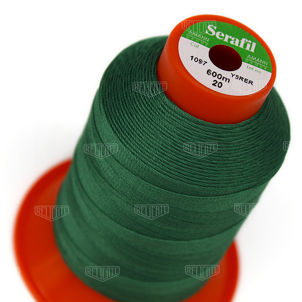 Yellows/Greens Serafil Thread 20 (TEX 135) 1097 - Relicate Leather Automotive Interior Upholstery