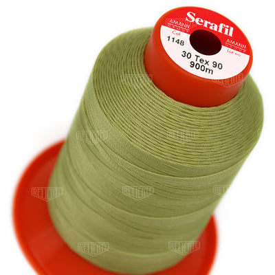 Yellows/Greens Serafil Thread 30 (TEX 90) 1148 - Relicate Leather Automotive Interior Upholstery