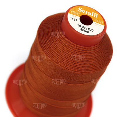 Pinks/Reds/Oranges Serafil Thread 10 (TEX 270) 1167 - Relicate Leather Automotive Interior Upholstery