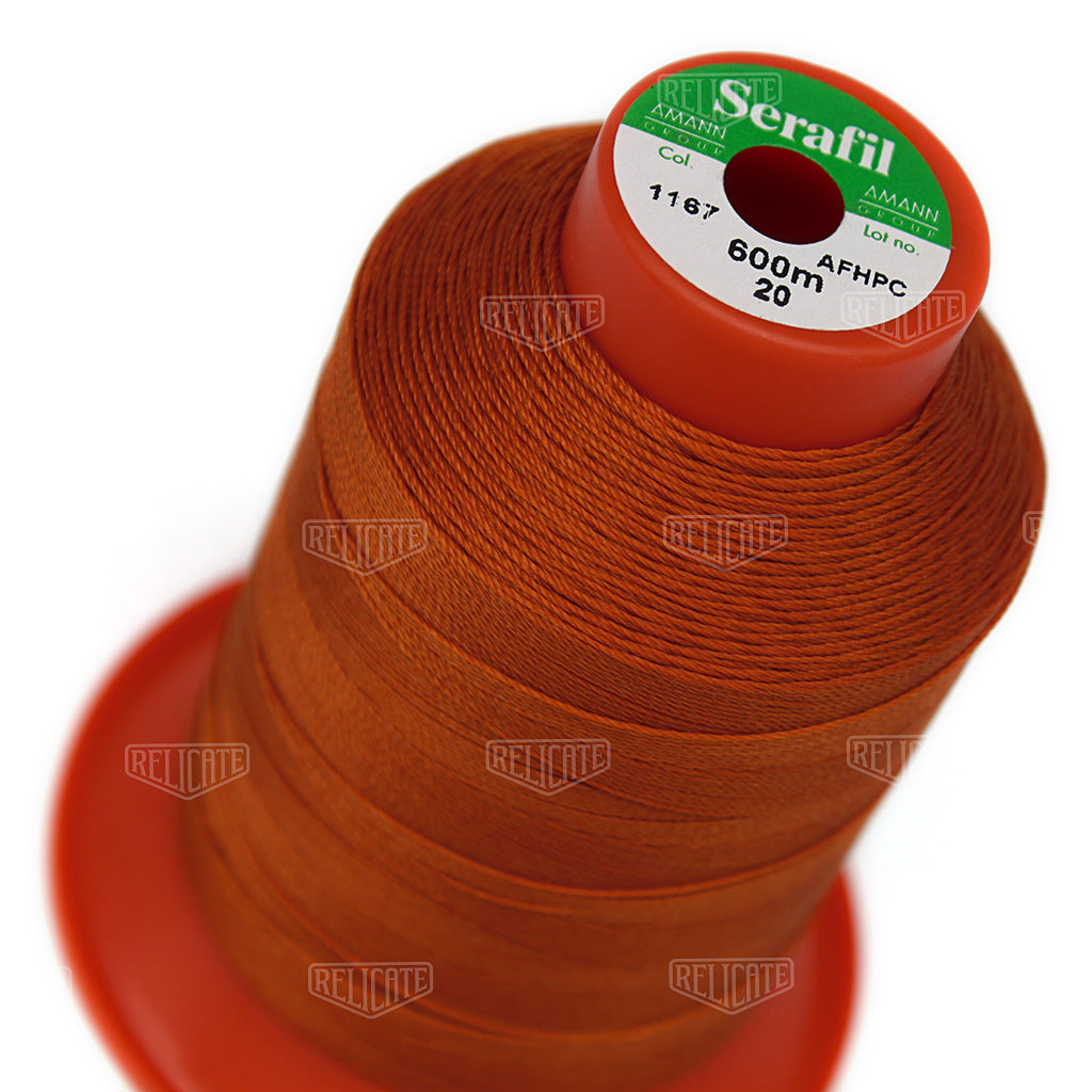 Pinks/Reds/Oranges Serafil Thread 20 (TEX 135) 1167 - Relicate Leather Automotive Interior Upholstery
