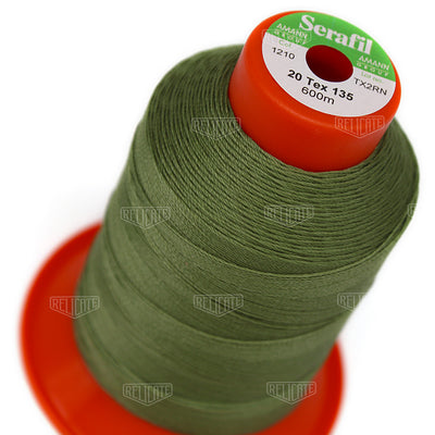 Yellows/Greens Serafil Thread 20 (TEX 135) 1210 - Relicate Leather Automotive Interior Upholstery