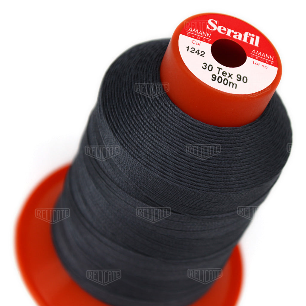 Blues/Purples Serafil Thread 30 (TEX 90) 1242 - Relicate Leather Automotive Interior Upholstery