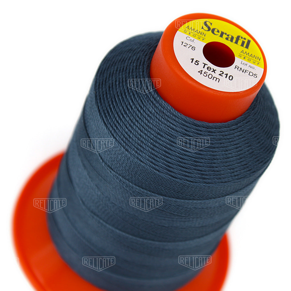 Blues/Purples Serafil Thread 15 (TEX 210) 1276 - Relicate Leather Automotive Interior Upholstery
