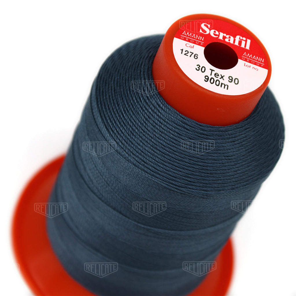 Blues/Purples Serafil Thread 30 (TEX 90) 1276 - Relicate Leather Automotive Interior Upholstery