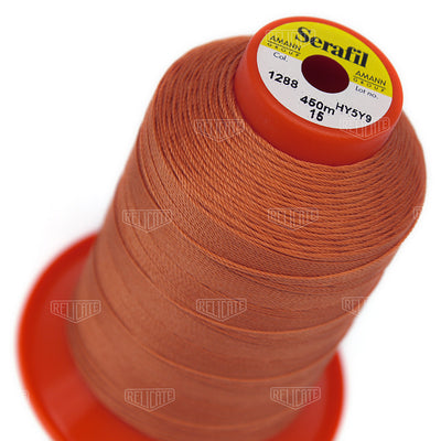 Pinks/Reds/Oranges Serafil Thread 15 (TEX 210) 1288 - Relicate Leather Automotive Interior Upholstery