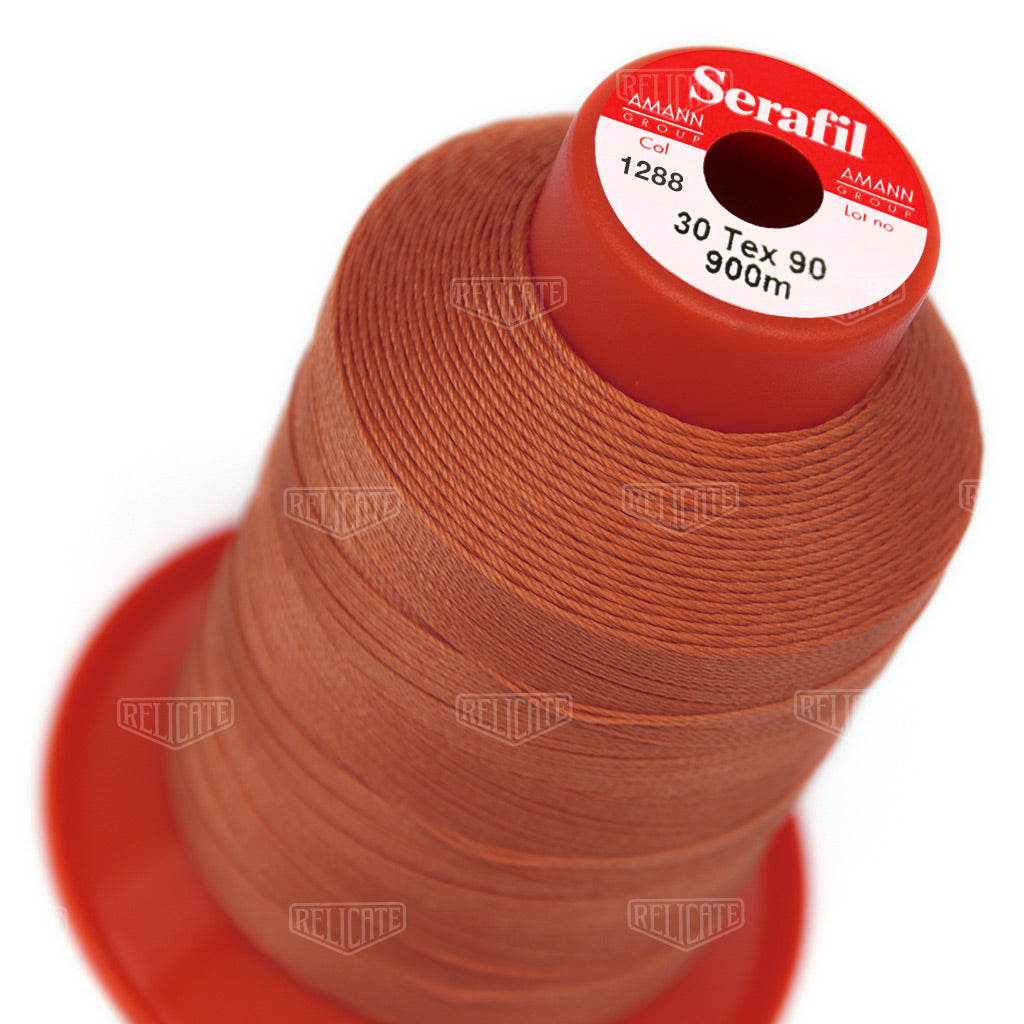 Pinks/Reds/Oranges Serafil Thread 30 (TEX 90) 1288 - Relicate Leather Automotive Interior Upholstery