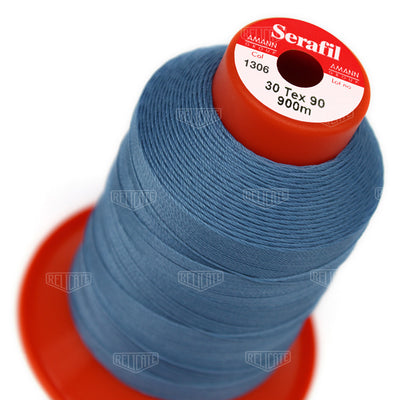 Blues/Purples Serafil Thread 30 (TEX 90) 1306 - Relicate Leather Automotive Interior Upholstery