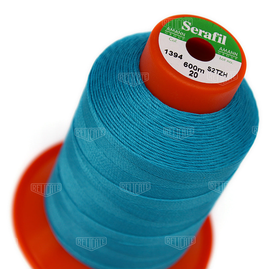 Blues/Purples Serafil Thread 20 (TEX 135) 1394 - Relicate Leather Automotive Interior Upholstery