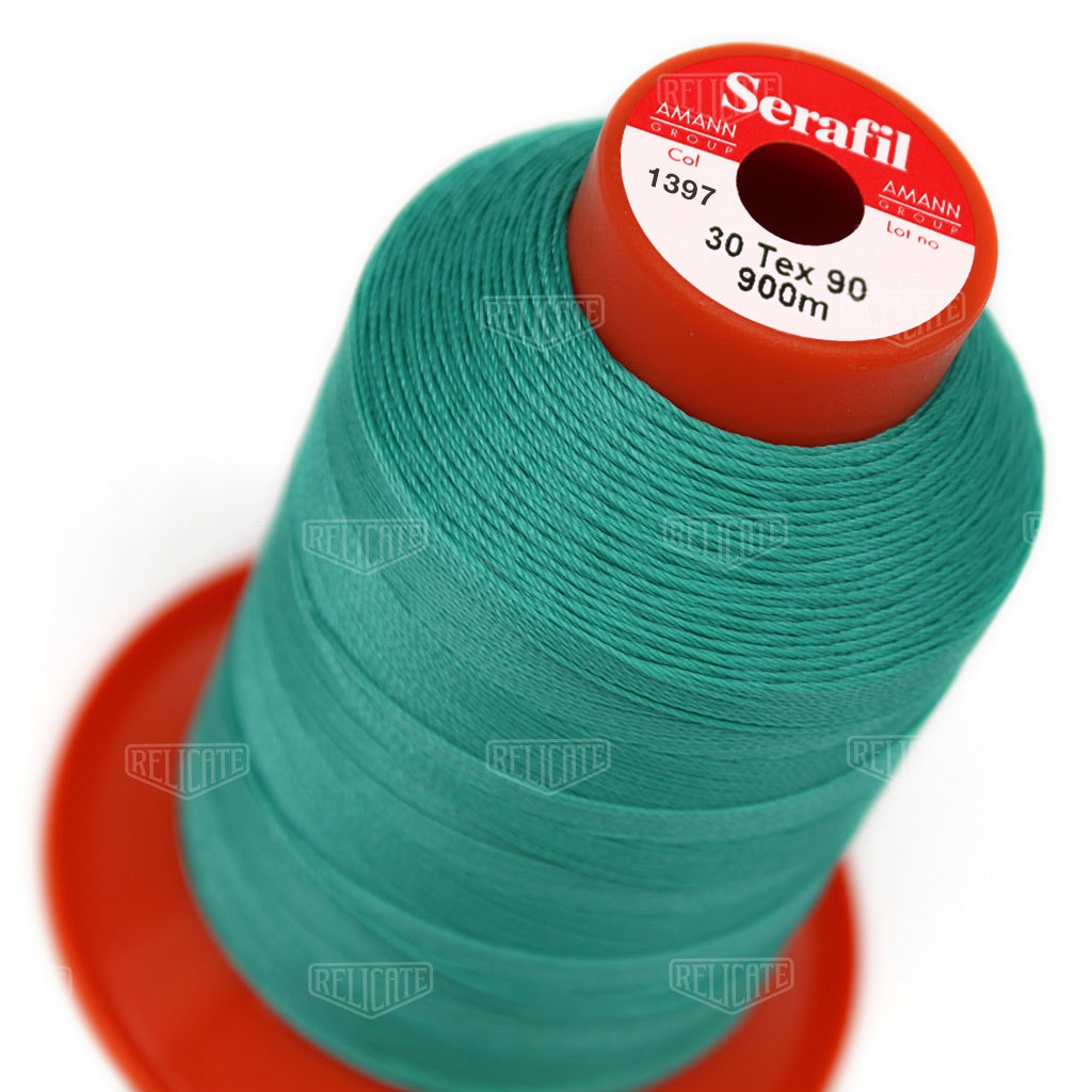 Blues/Purples Serafil Thread 30 (TEX 90) 1397 - Relicate Leather Automotive Interior Upholstery