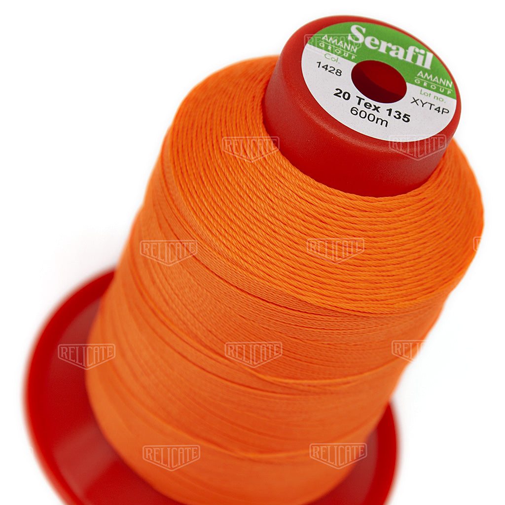 Pinks/Reds/Oranges Serafil Thread 20 (TEX 135) 1428 - Relicate Leather Automotive Interior Upholstery