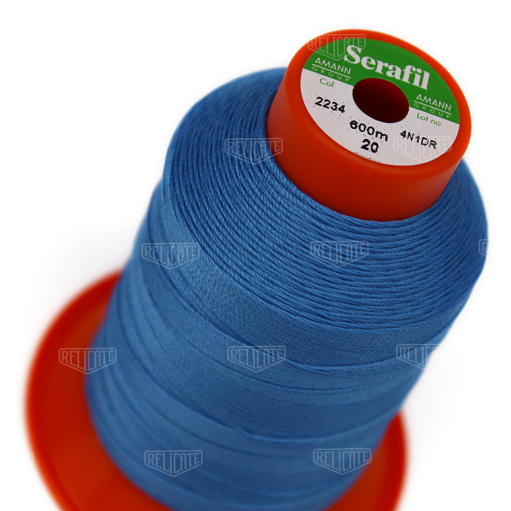 Blues/Purples Serafil Thread 20 (TEX 135) 2234 - Relicate Leather Automotive Interior Upholstery
