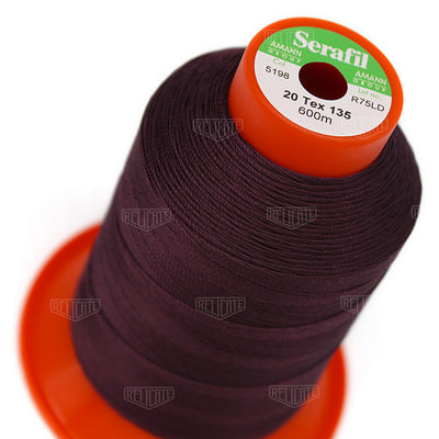 Blues/Purples Serafil Thread 20 (TEX 135) 5198 - Relicate Leather Automotive Interior Upholstery