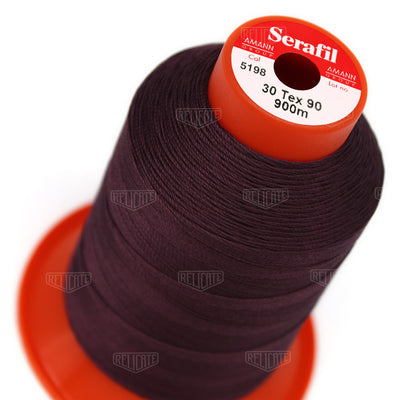 Blues/Purples Serafil Thread 30 (TEX 90) 5198 - Relicate Leather Automotive Interior Upholstery