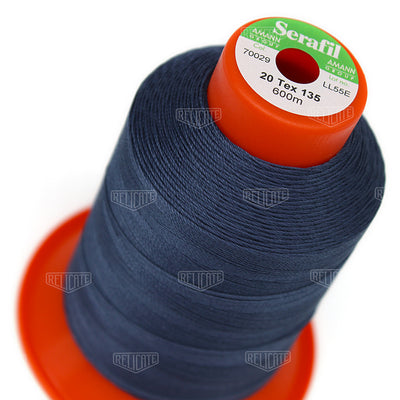 Blues/Purples Serafil Thread 20 (TEX 135) 70029 - Relicate Leather Automotive Interior Upholstery