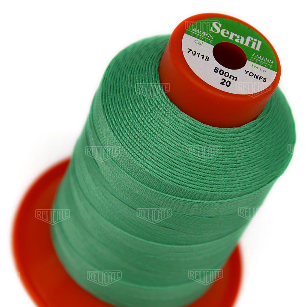 Yellows/Greens Serafil Thread 20 (TEX 135) 70118 - Relicate Leather Automotive Interior Upholstery