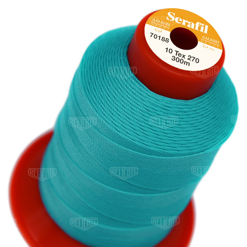 Blues/Purples Serafil Thread 10 (TEX 270) 70188 - Relicate Leather Automotive Interior Upholstery