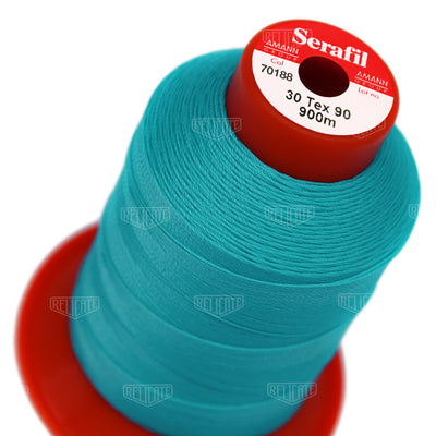 Blues/Purples Serafil Thread 30 (TEX 90) 70188 - Relicate Leather Automotive Interior Upholstery