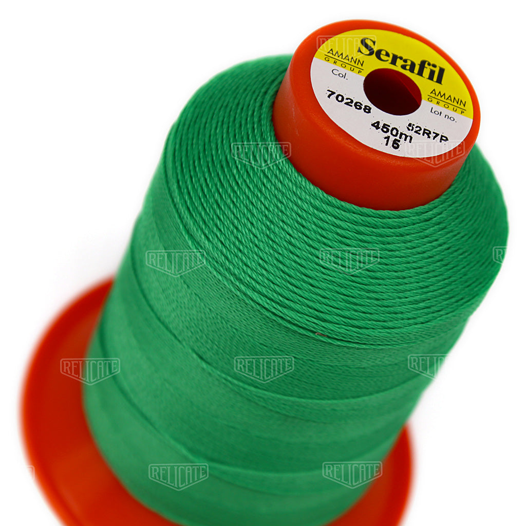 Yellows/Greens Serafil Thread 15 (TEX 210) 70268 - Relicate Leather Automotive Interior Upholstery