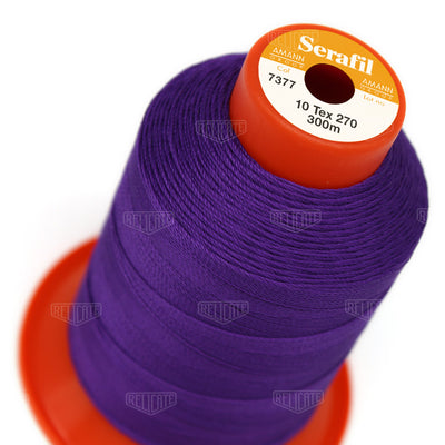 Blues/Purples Serafil Thread 10 (TEX 270) 7377 - Relicate Leather Automotive Interior Upholstery