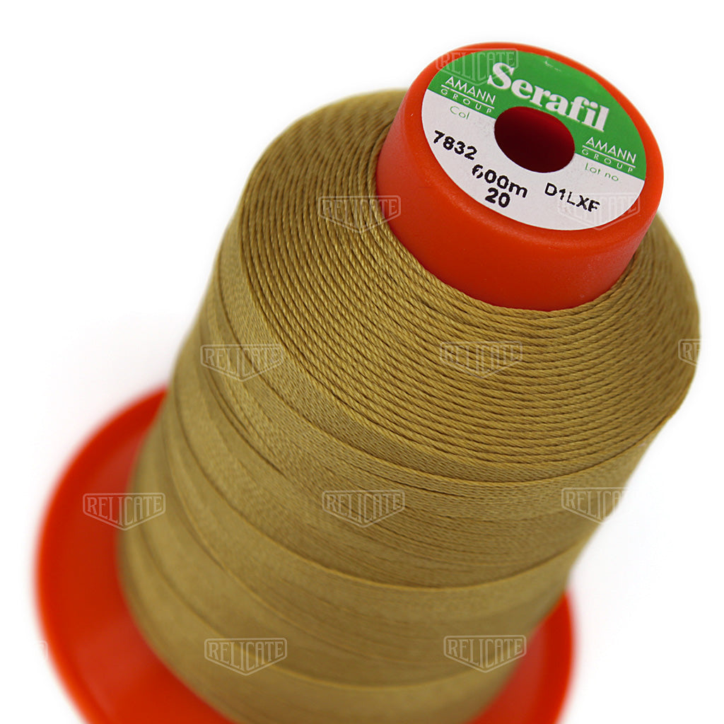 Yellows/Greens Serafil Thread 20 (TEX 135) 7832 - Relicate Leather Automotive Interior Upholstery