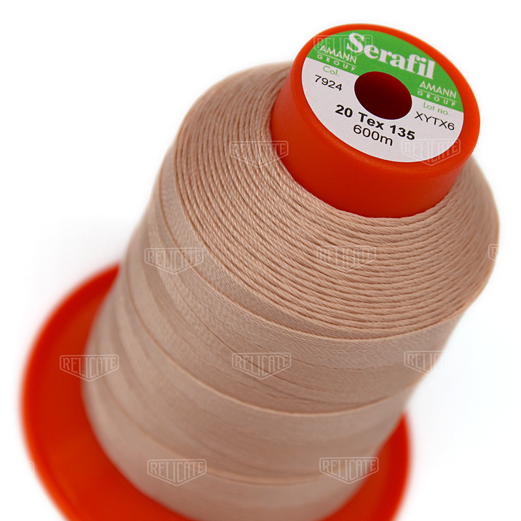 Pinks/Reds/Oranges Serafil Thread 20 (TEX 135) 7924 - Relicate Leather Automotive Interior Upholstery