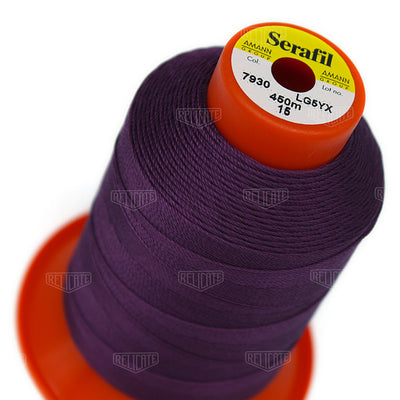 Blues/Purples Serafil Thread 15 (TEX 210) 7930 - Relicate Leather Automotive Interior Upholstery