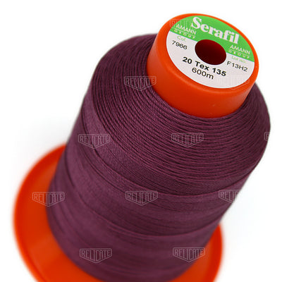 Blues/Purples Serafil Thread 20 (TEX 135) 7966 - Relicate Leather Automotive Interior Upholstery