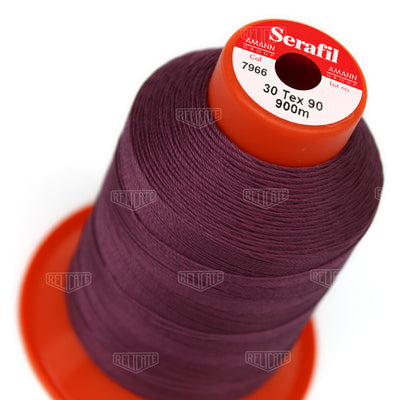 Blues/Purples Serafil Thread 30 (TEX 90) 7966 - Relicate Leather Automotive Interior Upholstery