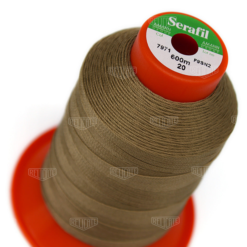 Yellows/Greens Serafil Thread 20 (TEX 135) 7971 - Relicate Leather Automotive Interior Upholstery